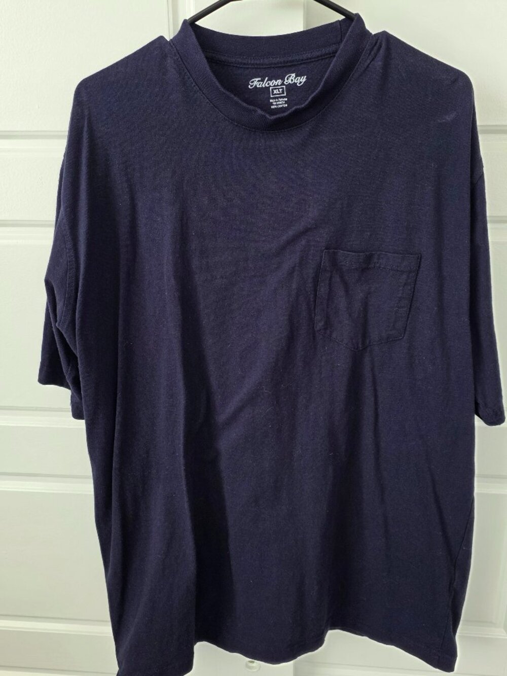 Falcon Bay Men's tee shirt, XLT, Blue